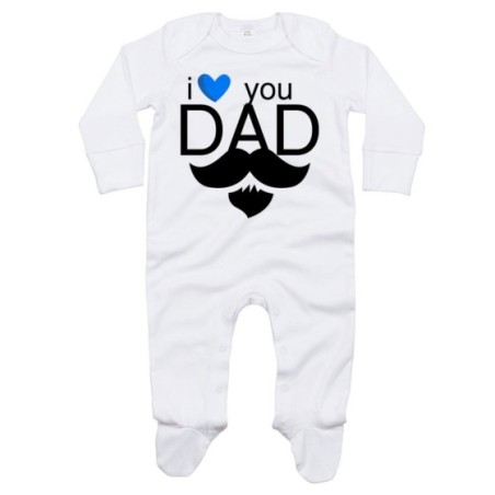 Tutina neonato i love you dad