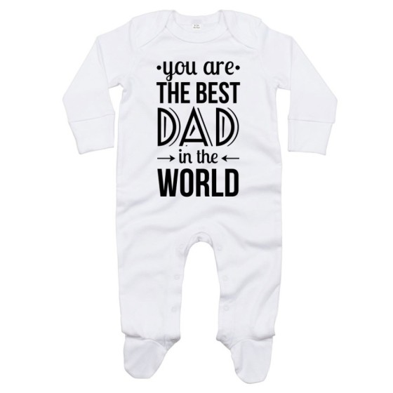Tutina neonato you are the best dad in the world Per il papà