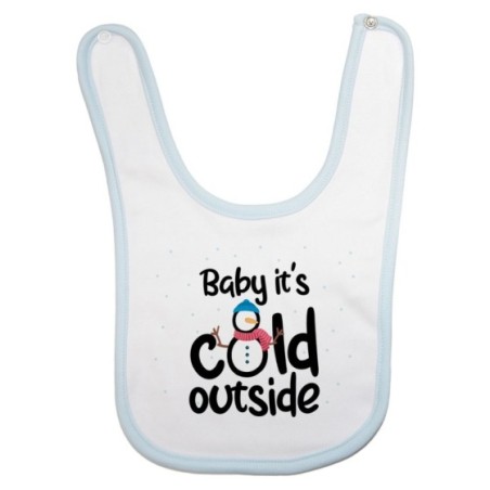 Bavaglino neonato personalizzabile con nome baby it's...