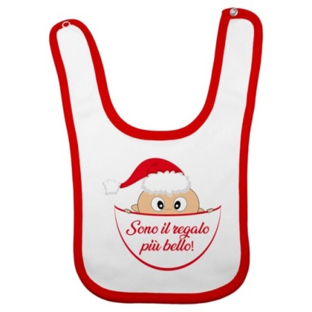 Bavaglino neonato sono il regalo più bello Natale
