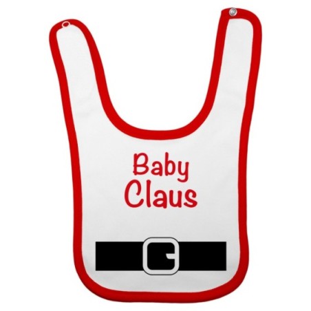 Bavaglino neonato baby claus