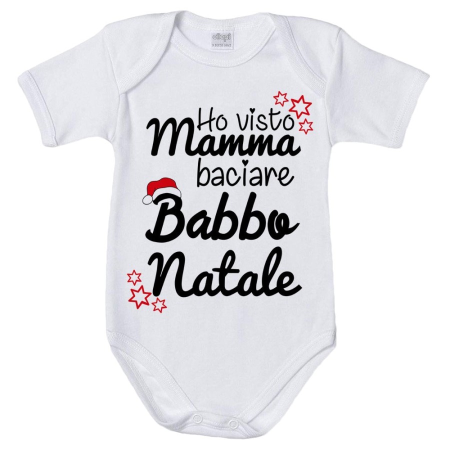 Body neonato ho visto mamma baciare babbo natale Natale