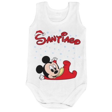 Body neonato personalizzato con nome baby topolino tra la...