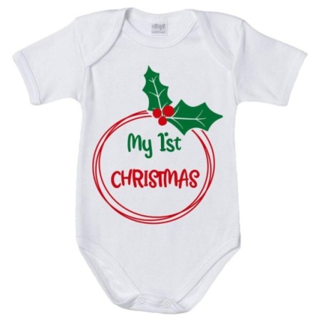 Body neonato personalizzabile con nome my first christmas