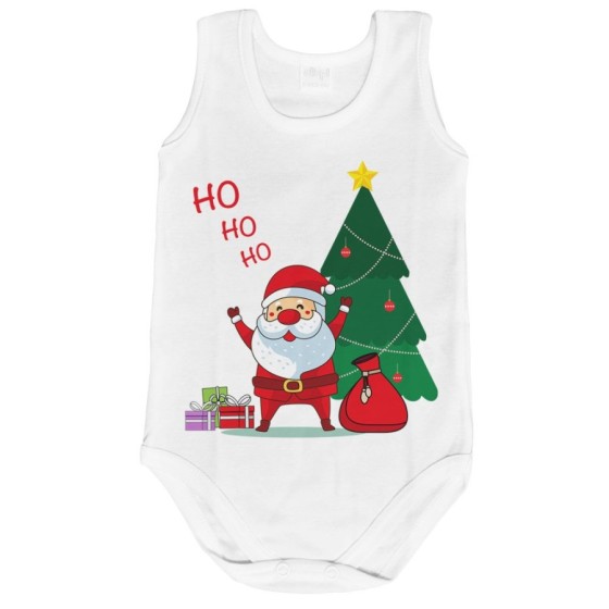 Body neonato personalizzabile con nome ho ho ho babbo natale Natale