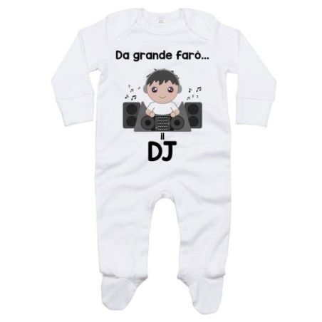 Tutina neonato da grande farò il dj