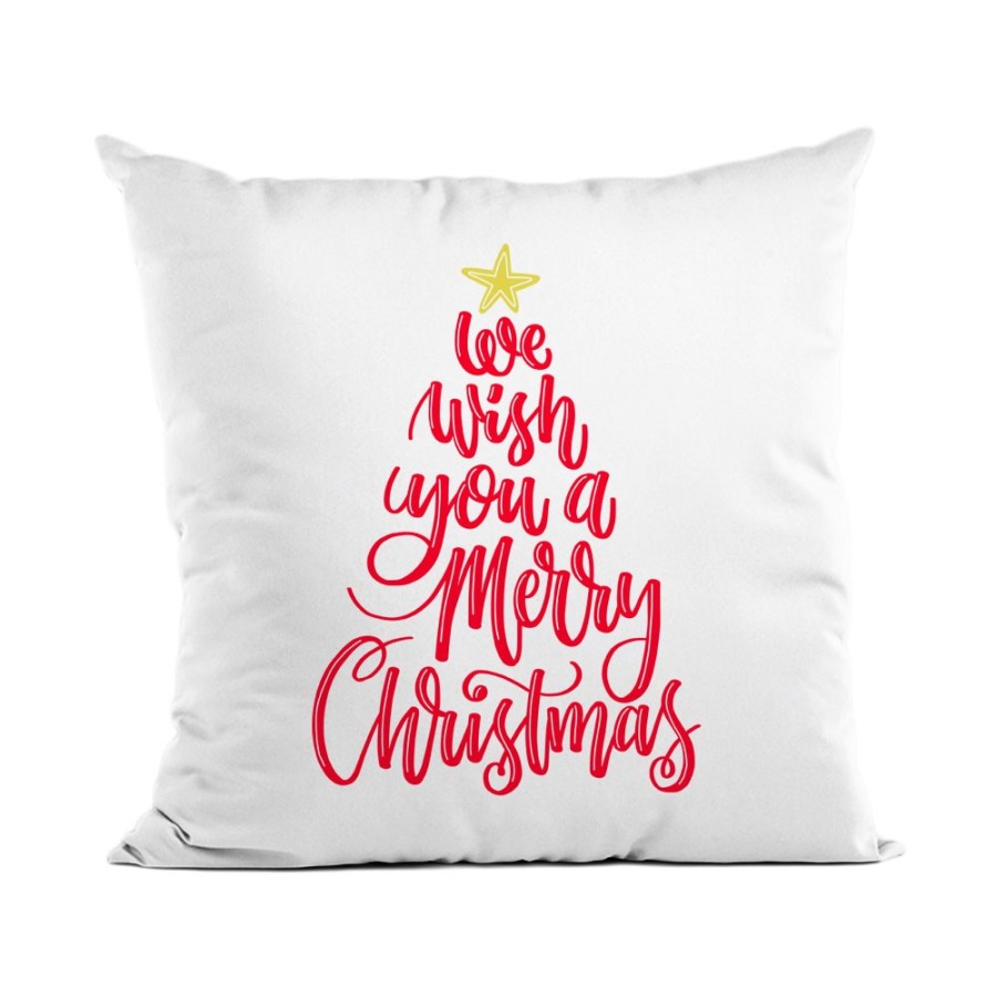 Cuscino we wish you a merry christmas Natale