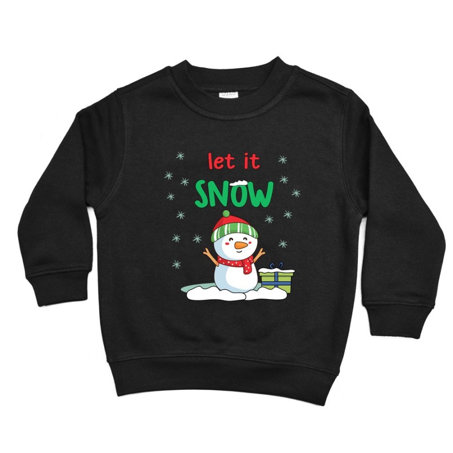 Felpa bambino let it snow Natale
