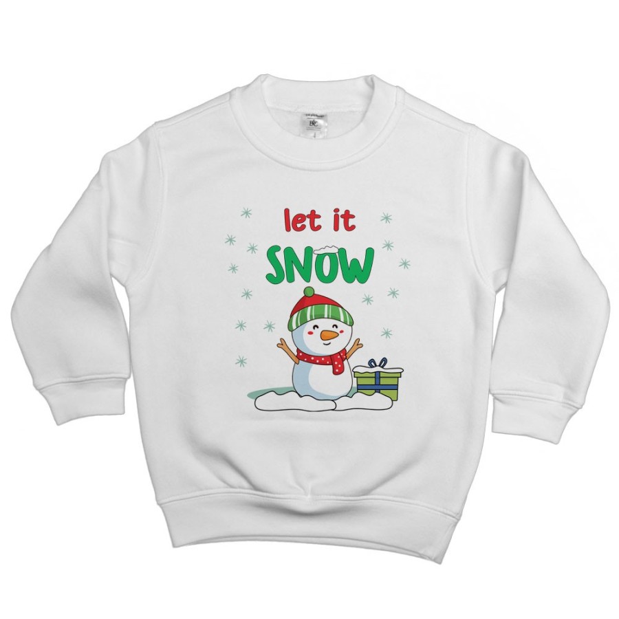 Felpa bambino let it snow Natale