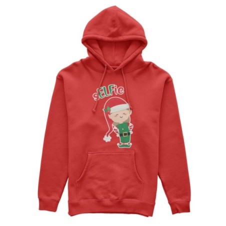 Felpa donna personalizzabile con nome selfie Natale