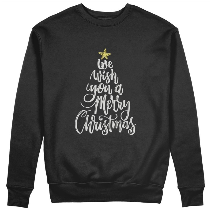 Felpa donna we wish you a merry christmas Natale