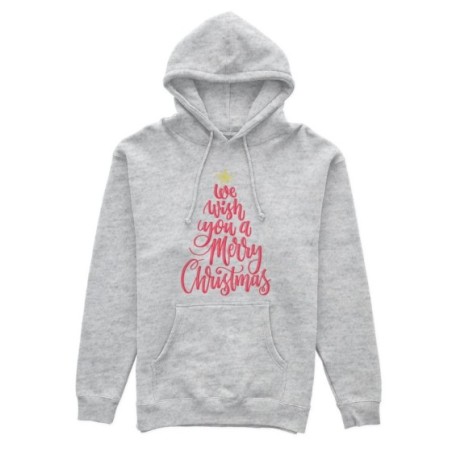 Felpa donna we wish you a merry christmas Natale