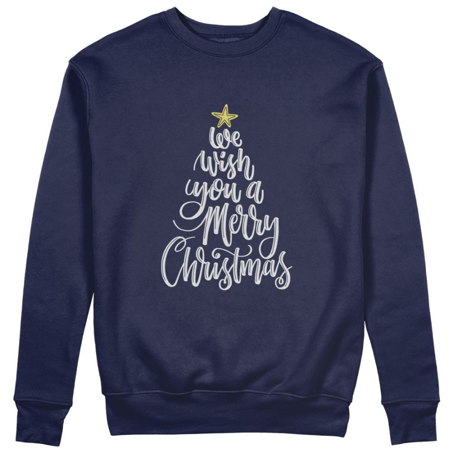 Felpa donna we wish you a merry christmas Natale