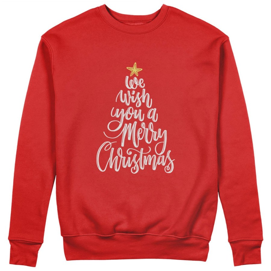 Felpa donna we wish you a merry christmas Natale