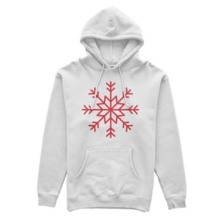 Felpa donna personalizzabile con nome fiocco di neve