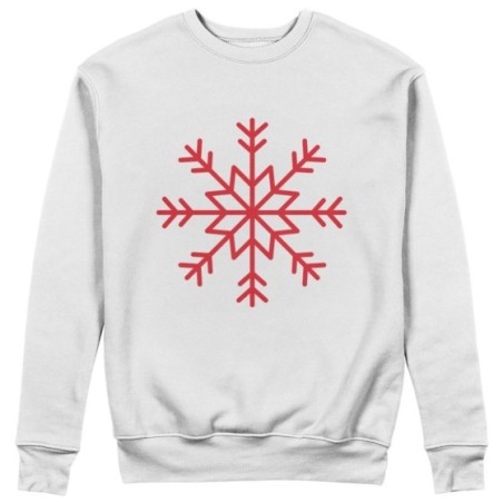 Felpa donna personalizzabile con nome fiocco di neve Natale