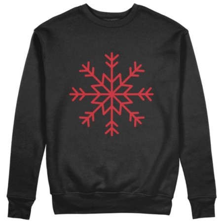 Felpa donna personalizzabile con nome fiocco di neve Natale