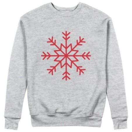 Felpa donna personalizzabile con nome fiocco di neve Natale