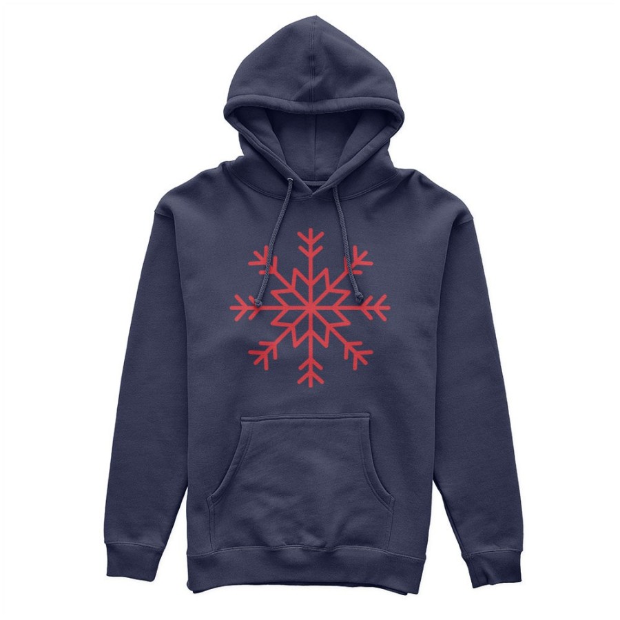 Felpa donna personalizzabile con nome fiocco di neve Natale