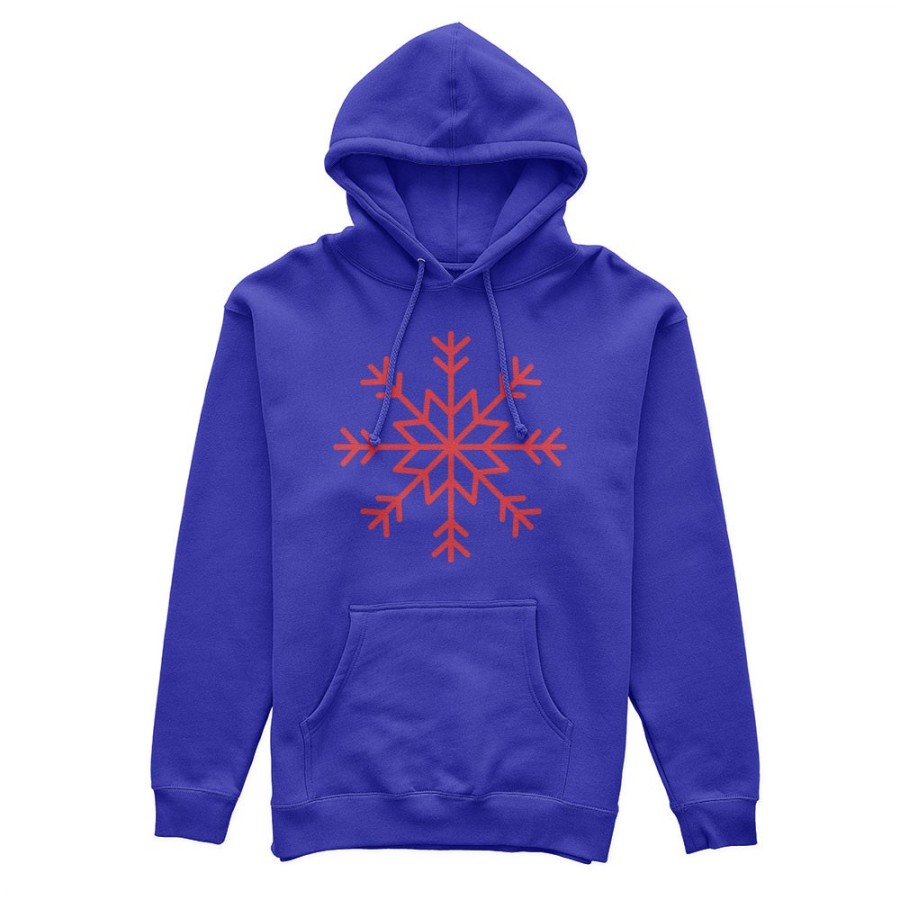 Felpa donna personalizzabile con nome fiocco di neve Natale