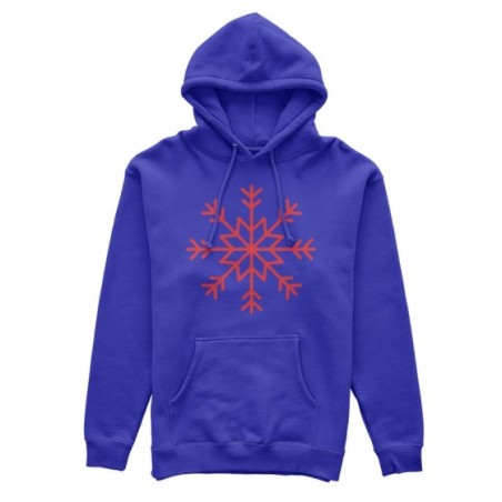 Felpa donna personalizzabile con nome fiocco di neve Natale
