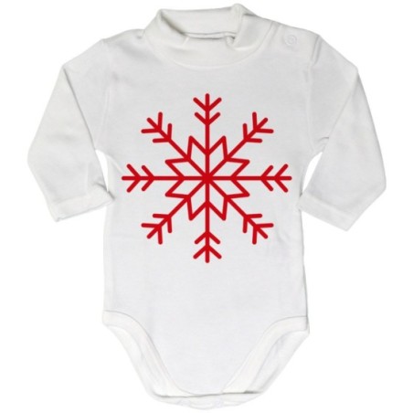 Body lupetto neonato fiocco di neve