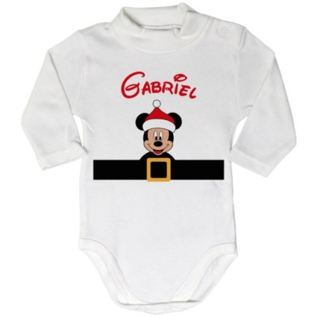 Body lupetto neonata personalizzato con nome e cintura...