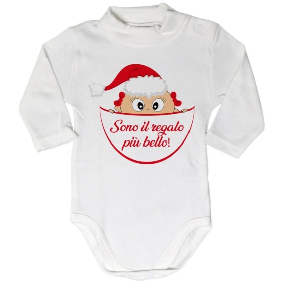 Body lupetto neonato sono il regalo più bello Natale
