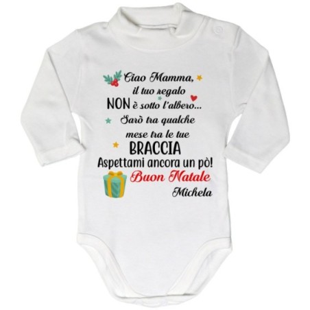 Body lupetto personalizzabile con nome mamma il tuo...