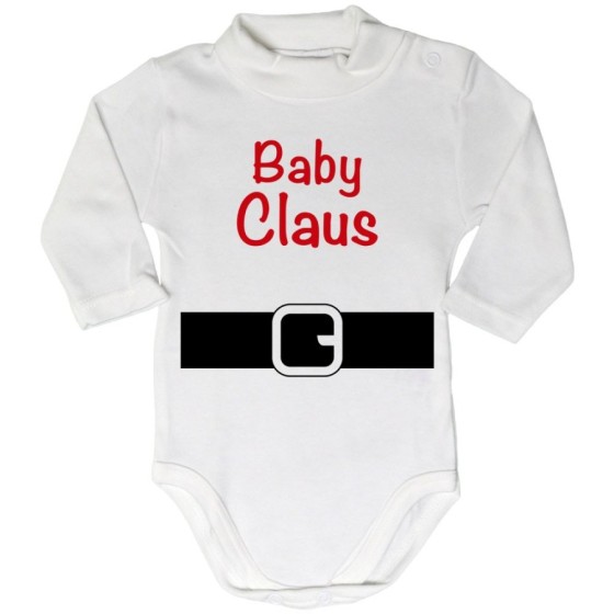 Body lupetto neonato baby claus Natale