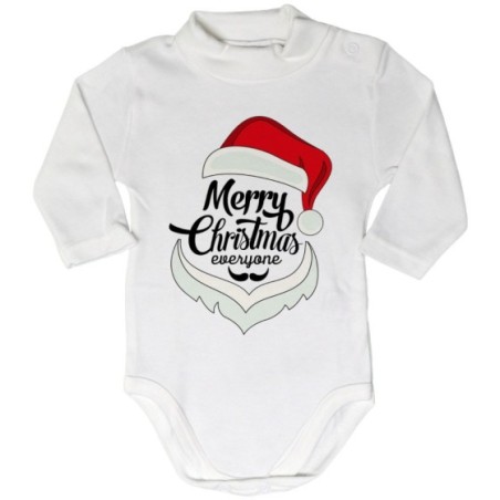 Body lupetto neonato merry christmas everyone