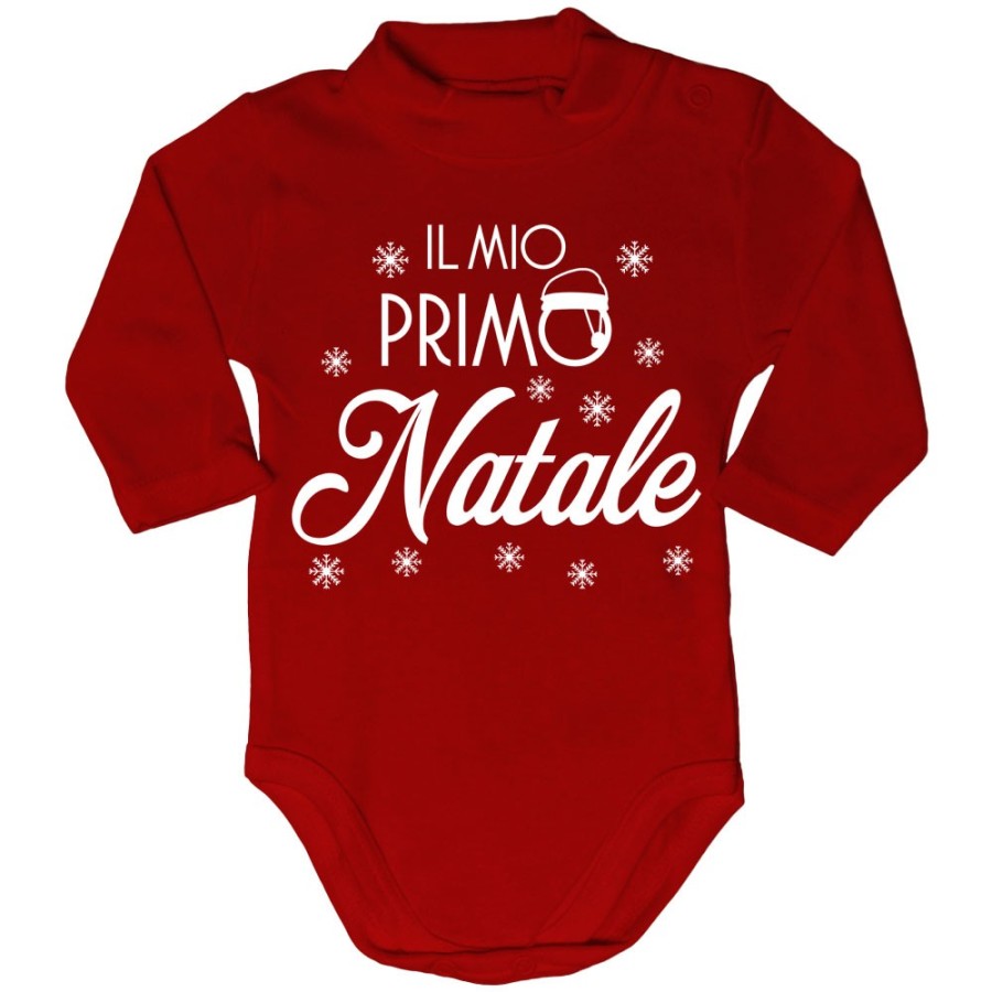 Body lupetto neonato personalizzabile con nome il mio primo natale con cappello di natale Natale