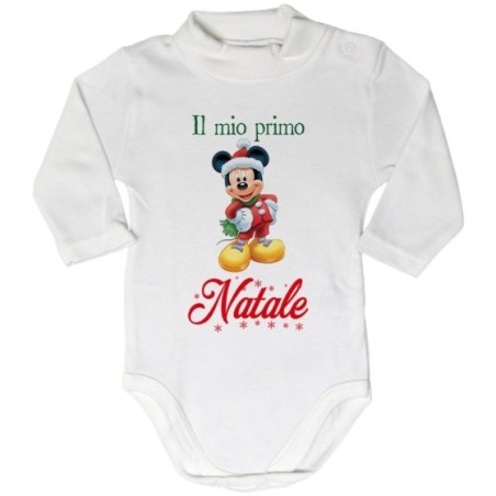 Body lupetto neonato personalizzabile con nome topolino...