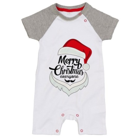 Pagliaccetto neonato merry christmas everyone Natale