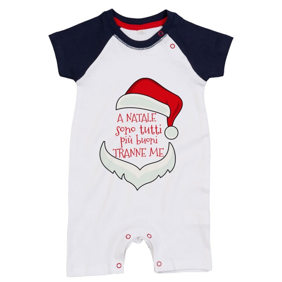 Pagliaccetto personalizzabile a natale sono tutti più buoni tranne me sono tutti più buoni tranne me Natale