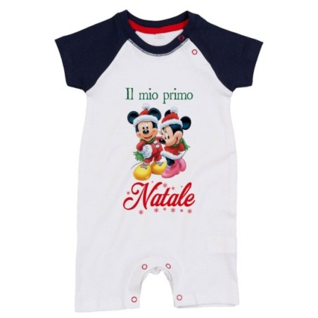 Pagliaccetto neonato personalizzabile con nome minnie e...