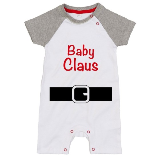 Pagliaccetto neonato baby claus Natale