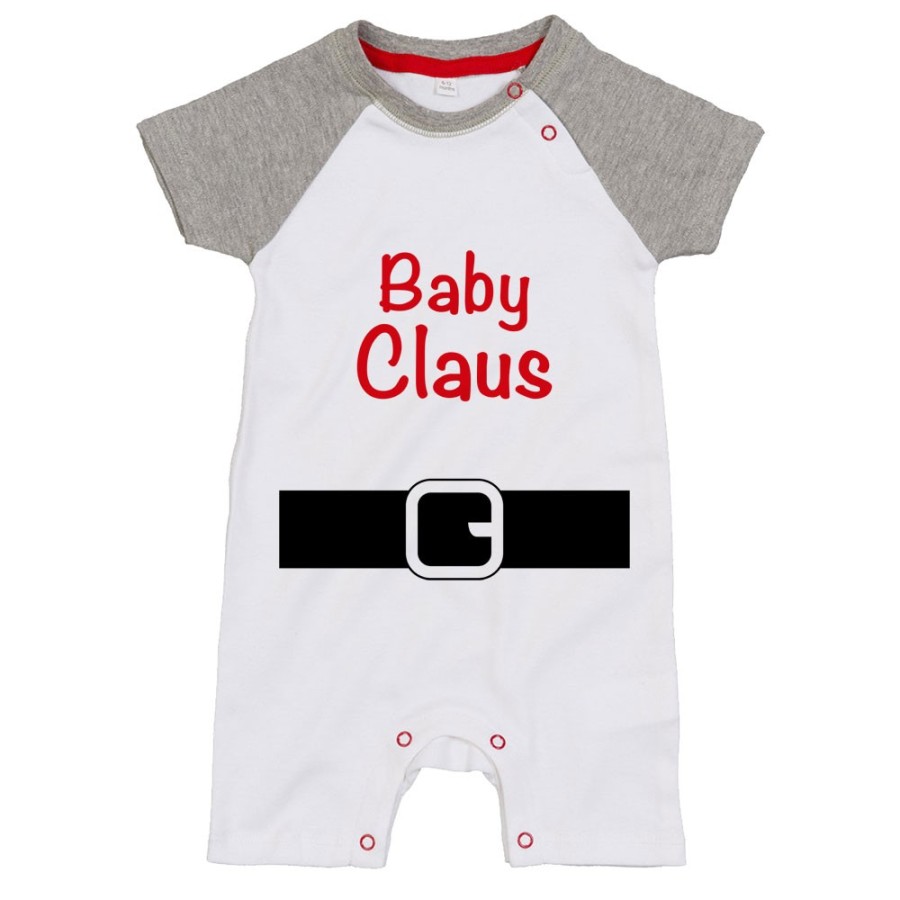 Pagliaccetto neonato baby claus Natale