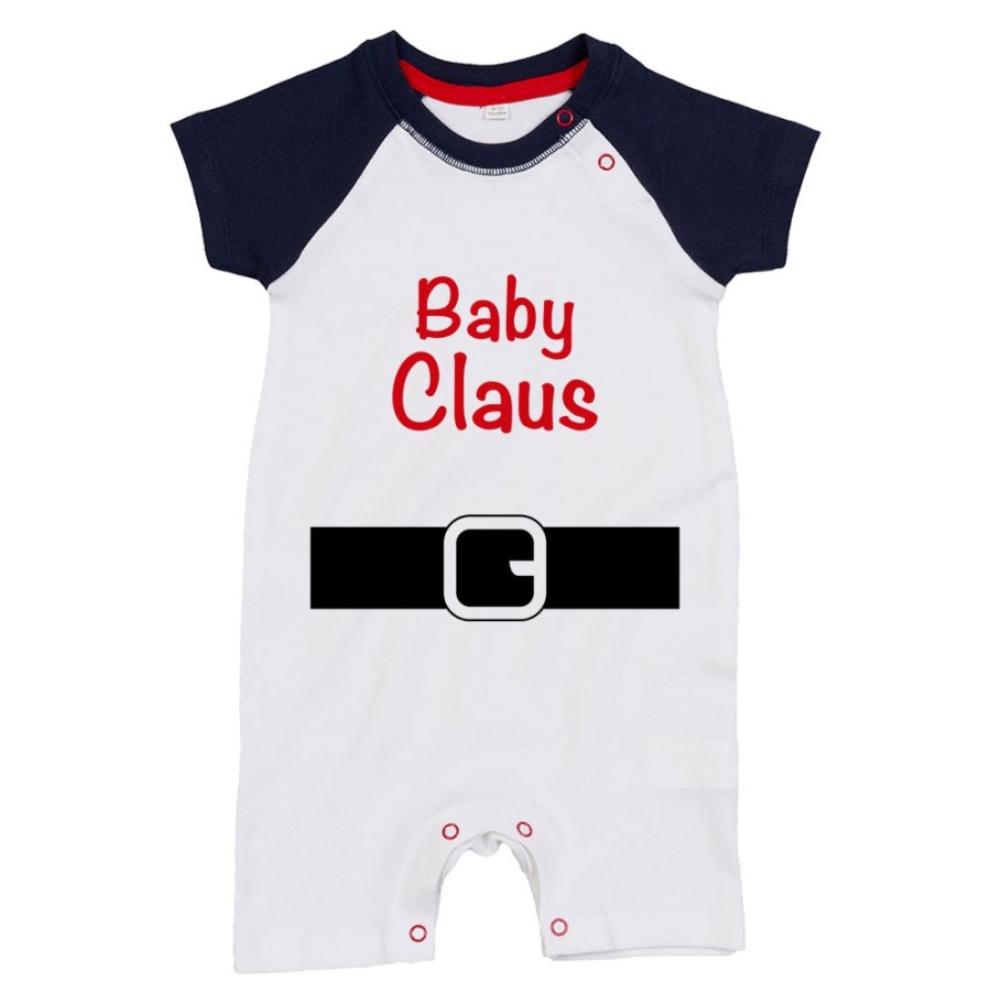 Pagliaccetto neonato baby claus Natale