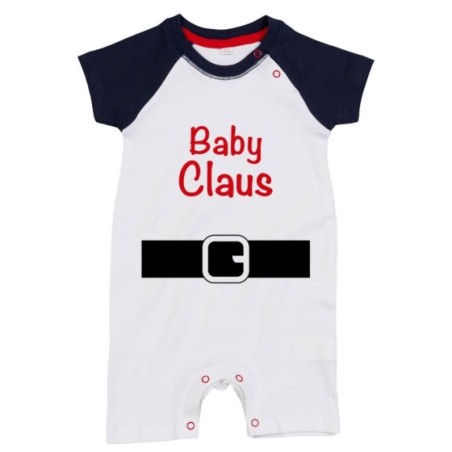 Pagliaccetto neonato baby claus Natale