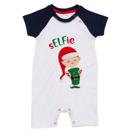 Pagliaccetto neonato personalizzabile con nome selfie