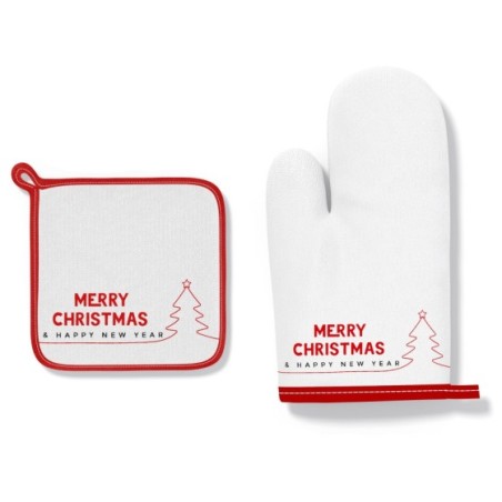 Guantone e presina natalizia merry christmas and happy...