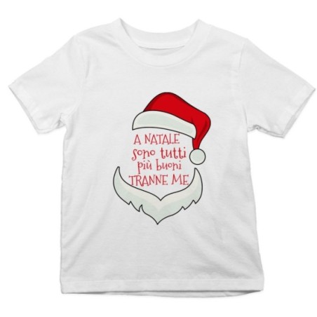 T-shirt bambino personalizzabile con nome a natale sono...