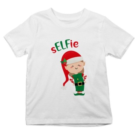 T-shirt bambino personalizzabile con nome selfie
