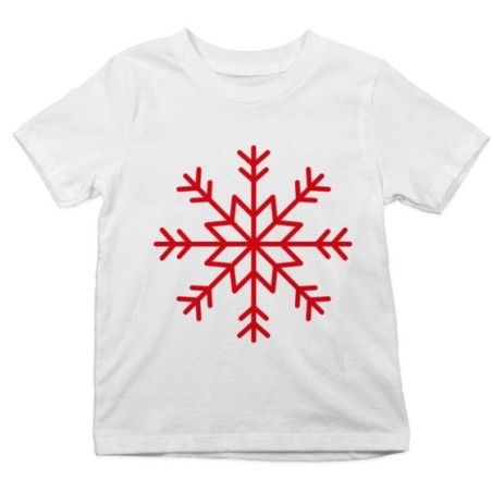 T-shirt bambino fiocco di neve