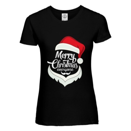 T-shirt donna merry christmas everyone Natale