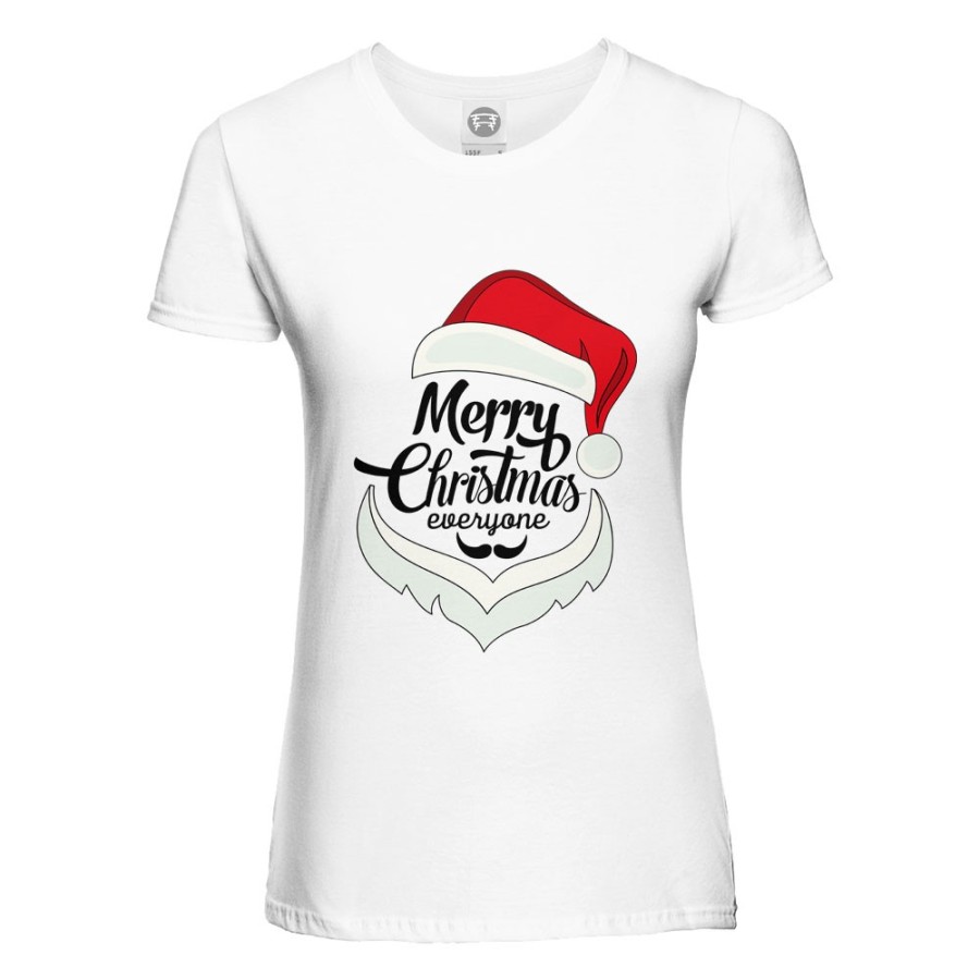 T-shirt donna merry christmas everyone Natale