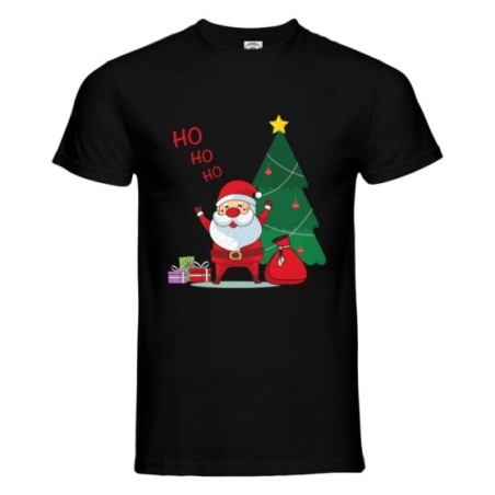 T-shirt uomo personalizzabile con nome ho ho ho babbo...