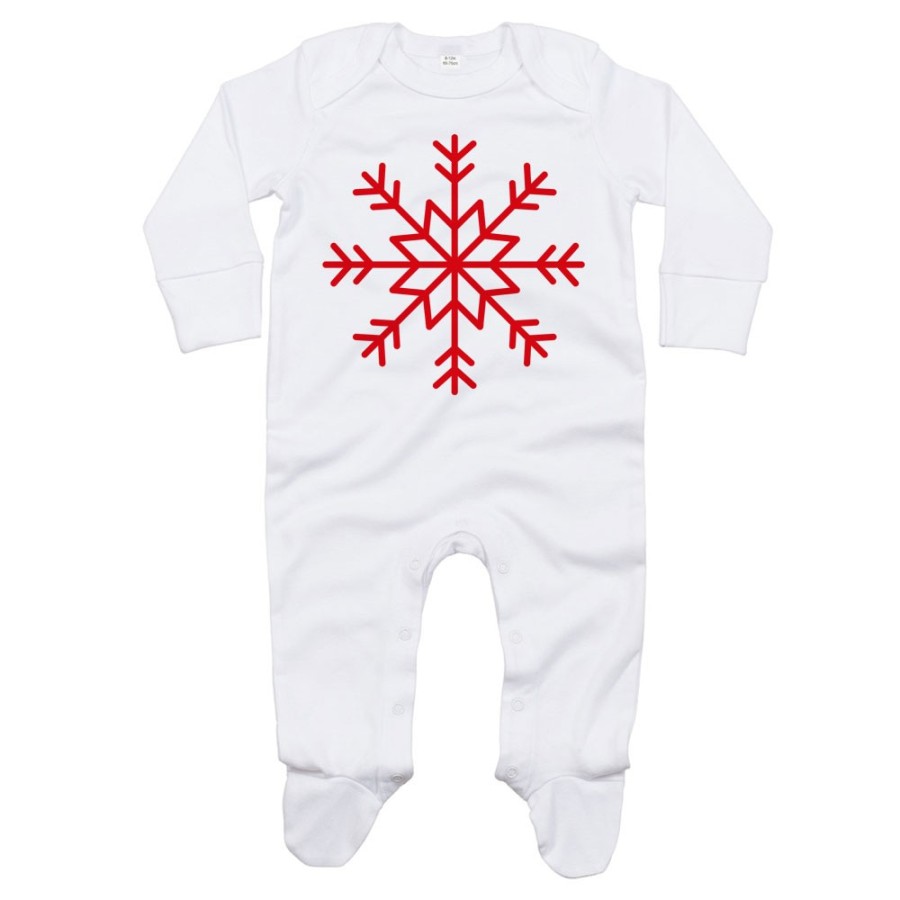 Tutina neonato fiocco di neve Natale