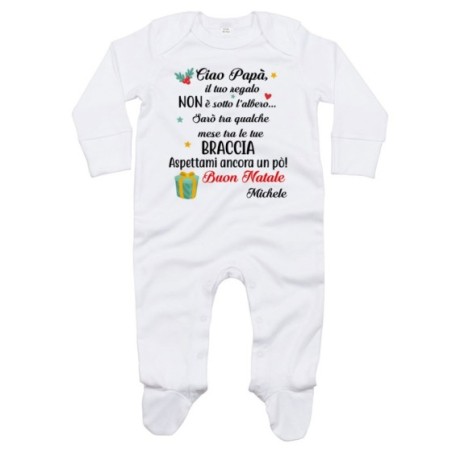 Tutina neonato personalizzabile con nome papà il tuo...